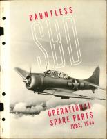 Dauntless SBD, Operational Spare Parts