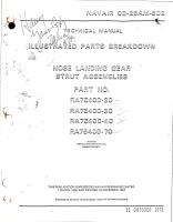 Illustrated Parts Breakdown for Nose Landing Gear Strut Assembly 