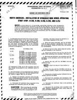 North American - Installation of Hydraulic Nose Wheel Operating Strut Stop - B-25C, B-25D, B-25G, B-25H, and B-25J