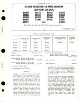 Overhaul Instructions with Parts Breakdown for Liquid Agent Containers