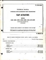 Overhaul with Illustrated Parts Breakdown for Flap Actuators 