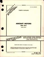 Parts Catalog for Aircraft Motors - Series 5BC21 