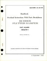 Overhaul Instructions with Parts Breakdown for Rudder Flutter Damper - Part 305670-1