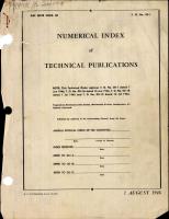 Numerical Index of Technical Publications