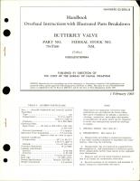 Overhaul Instructions with Illustrated Parts Breakdown for Butterfly Valve - Part 794T100