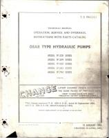 Operation, Service and Overhaul Instructions with Parts Catalog for Gear Type Hydraulic Pumps 