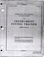 Operation and Service Instructions for Instrument Flying Trainer (AN-2550-1)