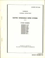 Overhaul Instructions for Electric Windshield Wiper Systems  