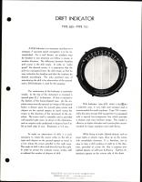 Types 625 and 753 Drift Indicator