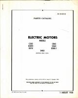 Parts Catalog for Electrical Engineering & Mfg Electric Motors