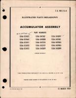 Illustrated Parts Breakdown for Accumulator Assembly 