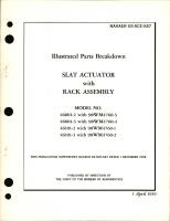 Illustrated Parts Breakdown for Slat Actuator with Rack Assembly - Model 46001 and 46101 Series 
