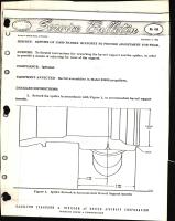 Rework of 33E60 Barrel Supports to Provide Adjustment for Wear