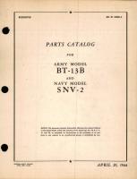 Parts Catalog for Army Model BT-13B and Navy Model SNV-2