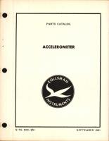 Parts Catalog for Kollsman Accelerometer
