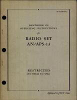 Handbook of Operating Instructions for Radio Set AN-APS-13