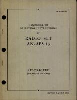 Handbook of Operating Instructions for Radio Set AN-APS-13