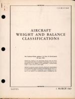 Aircraft Weight and Balance Classifications