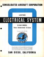 Electrical System Lecture, B-24D Model - Familiarization Manual