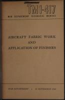 Aircraft Fabric Work and Applications of Finishes