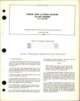 Operation, Service, & Overhaul Instructions with Parts Breakdown for Type B-5 Drift Meter