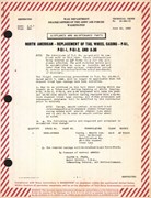 Replacement of Tail Wheel Casing for P-51, P-51-1, P-51-2, and A-36