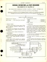 Overhaul Instructions with Parts Breakdown for Inclinometer Set AN APM-132