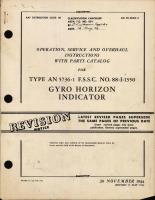 Operation, Service, & Overhaul Instructions with Parts Catalog for Type AN 5736-1 F.S.S.C. 88-I-1350 Gyro Horizon Indicator