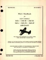 Pilot's Handbook for Navy Models FSF-1,  FSF-1B,  F8F-1N, FSF-2, F8F-2N,  F8F-2P Aircraft