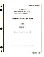 Overhaul Instructions with Parts Breakdown for Submerged Booster Pump Model TB139000-1 