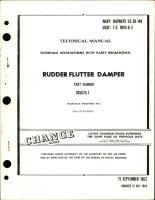 Overhaul Instructions with Parts Breakdown for Rudder Flutter Damper - Part 305670-1 