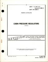 Parts Catalog for Cabin Pressure Regulators