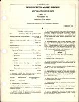 Overhaul Instructions with Parts Breakdown for Induction Motor with Blower - Model 313, Part 4436