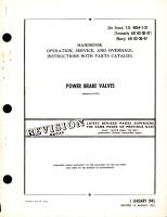 Operation, Service, and Overhaul Instructions with Parts Catalog for Power Brake Valves