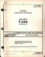 Maintenance Instructions for T-29A