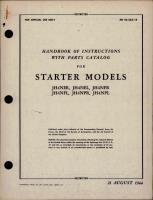 Handbook of Instructions with Parts Catalog for Starter - Models JH4NER, JH4NFL, JH4NEL, JH4NPR, JH4NFR, and JH4NPL