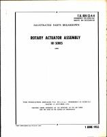 Illustrated Parts Breakdown Rotary Actuator Assembly 181 Series