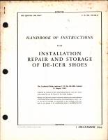 Handbook of Instructions for Installation, Repair, and Storage of De-Icer Shoes