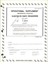 Illustrated Parts Breakdown for T-28A - Operational Supplement