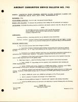 Carburetor, Bendix Stromberg, Improved Balance Diaphragm Clamping Configuration and/or Front Body Cover