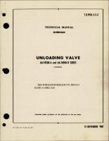Overhaul Instructions for Unloading Valve - AA-14500-A and AA-14500-B Series