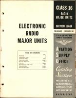 Electronic Radio, Major Units