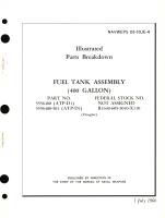 Illustrated Parts Breakdown for Fuel Tank Assembly (400 Gallon) Part No. 5556400 (ATP-D1) 