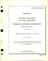 Overhaul Instructions with Parts Breakdown for Engine Control Quadrant
