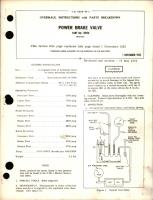 Overhaul Instructions with Parts Breakdown for Power Brake Valve - Part 10930