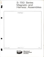 Overhaul Instructions for S-700 Series Magneto and Harness Assemblies
