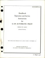Operation and Service Instructions for G-3H Automatic Pilot - Model 2CJ4D1 