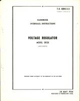 Overhaul Instructions for Voltage Regulator - Model GR28 