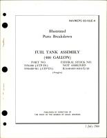 Illustrated Parts Breakdown for Fuel Tank Assembly - 400 Gallon - Part 5556400 and 5556400-501