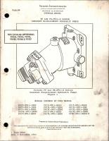 Overhaul Manual for Constant Displacement Hydraulic Pumps - PF and PS-3911-Z Series